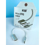 Перехідник OTG KM KY-168 USB to Micro Metal shell