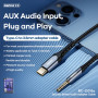 AUX Remax RC-C015a Soundy Series 3.5mm to Type-C 1m