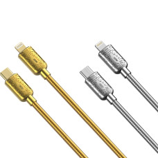 Data Cable Type-C to Lightning XO NB-Q217A 20W Gold Series Швидка зарядка