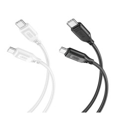 Data Cable Type-C to Type-C XO NB-Q236B Braided 60W