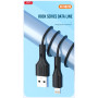 Data Cable XO NB230 Rock Series 2.4A Lightning 1m