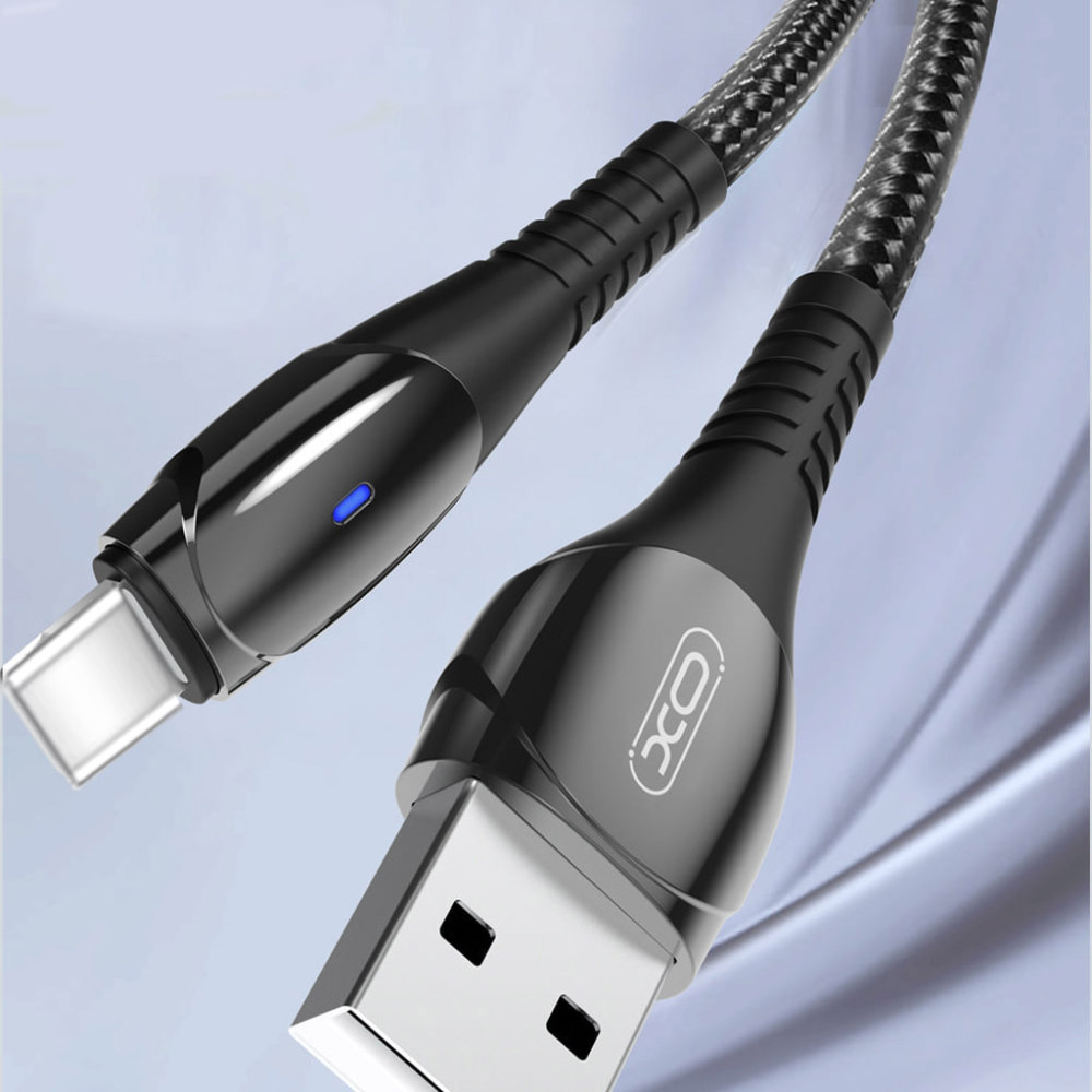 Data Cable XO NB145 Smart Chipset Auto Power-off Type-C 2.4A 1m