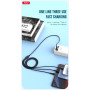 Data Cable XO NB230 Rock series 2.4A 3in1 Micro+Lighting+Type-C