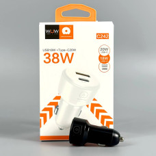 Автомобільний зарядний пристрій WUW C242 QC3.0+PD20W