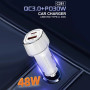 Автомобільний зарядний пристрій WUW C281 PD30W+QC3.0