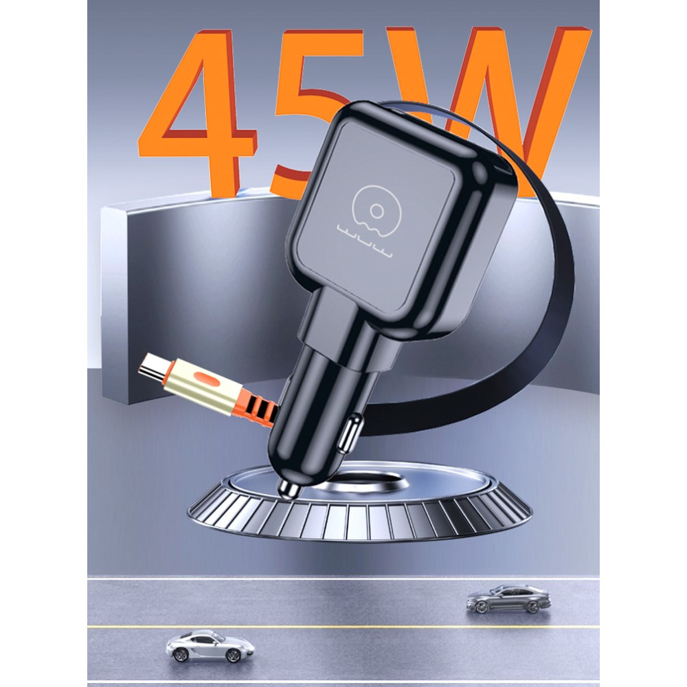 Автомобільний зарядний пристрій WUW C229 PD45W Type-C