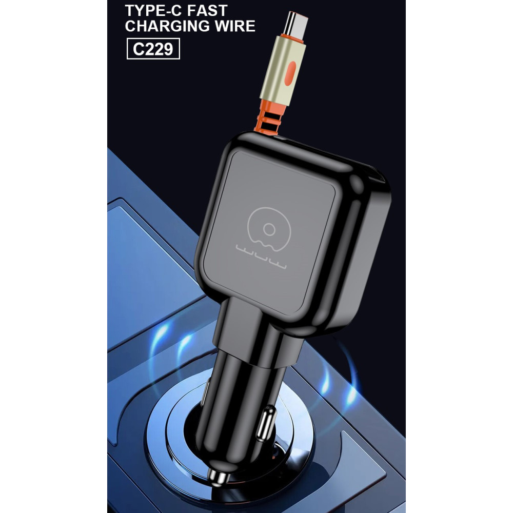 Автомобільний зарядний пристрій WUW C229 PD45W Type-C