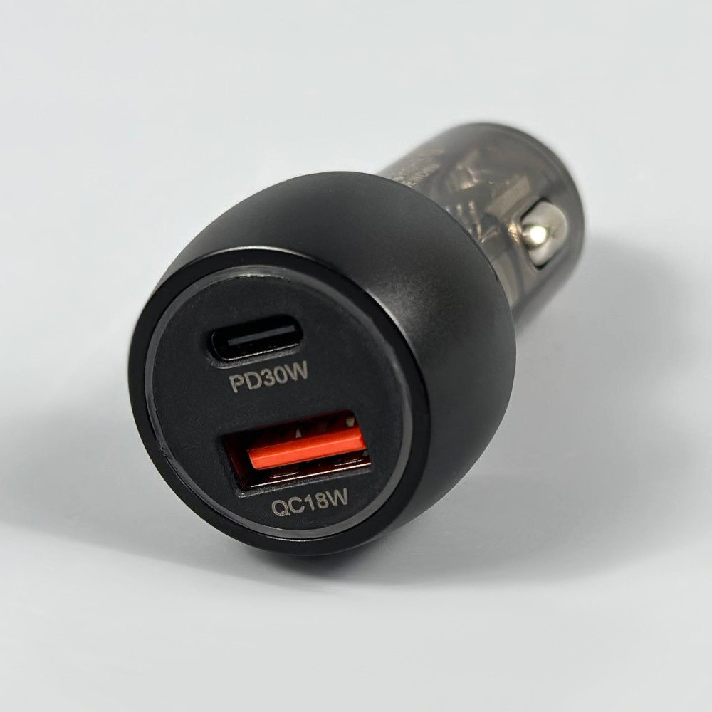 Автомобільний зарядний пристрій WUW T103L PD30W+QC3.0 Type-C to Lightning