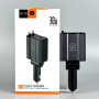 Автомобільний зарядний пристрій WUW C260 2.4A+PD30W (with cable Type-C+Lightning)