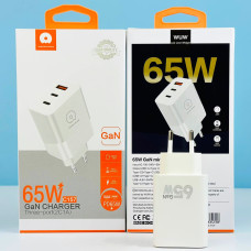 Мережевий зарядний пристрій WUW C157 GAN PD20W+65W