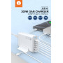 Мережевий зарядний пристрій WUW C214 GaN PD100W+QC3.0