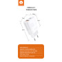 Мережевий зарядний пристрій WUW C251 PD25W+QC3.0