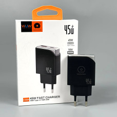 Мережевий зарядний пристрій WUW C304 PD45W+QC3.0