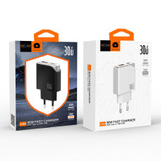 Мережевий зарядний пристрій WUW C303 PD30W+QC3.0