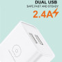 Мережевий зарядний пристрій WUW T92 2.4A Lightning