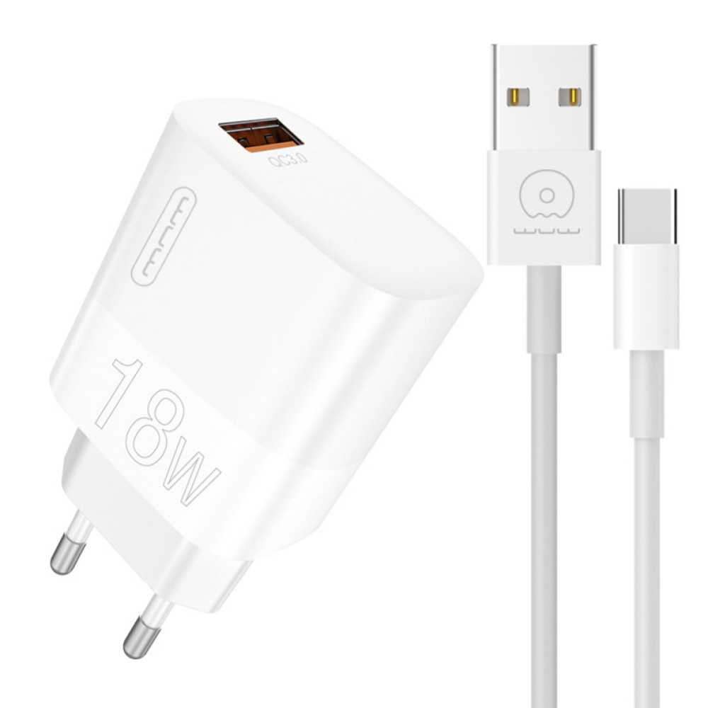 Мережевий зарядний пристрій WUW T80 QC3.0 Type-C