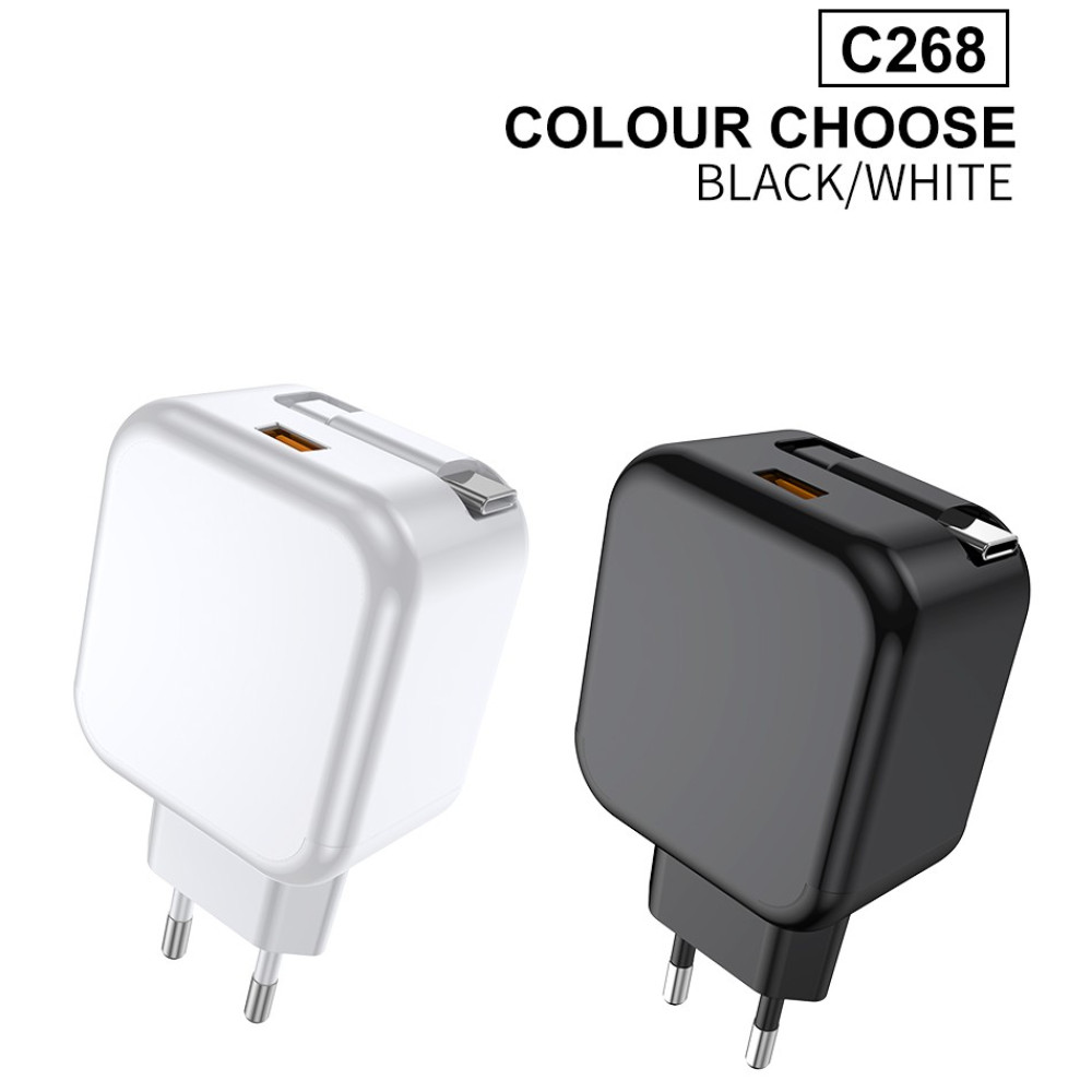 Мережевий зарядний пристрій WUW C268 12W Type-C