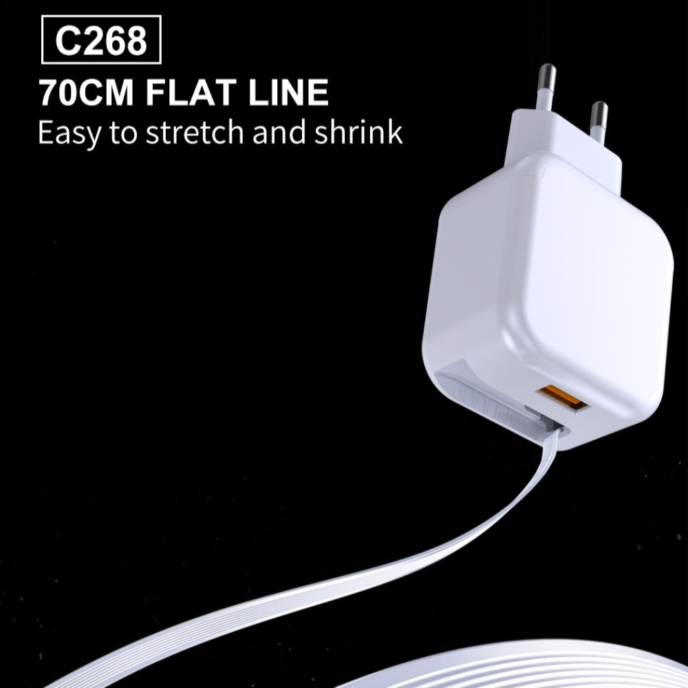 Мережевий зарядний пристрій WUW C268 12W Type-C