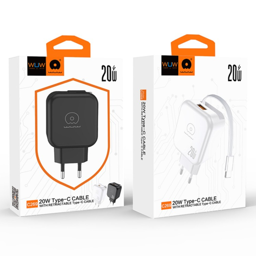 Мережевий зарядний пристрій WUW C269 20W Type-C