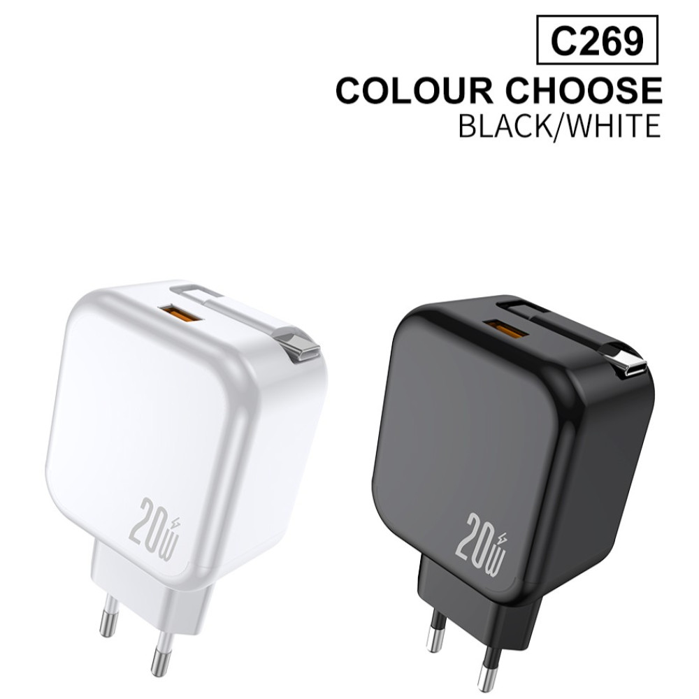 Мережевий зарядний пристрій WUW C269 20W Type-C