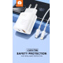 Мережевий зарядний пристрій WUW T96 PD25W+QC3.0 Type-C to Lightning