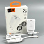 Мережевий зарядний пристрій WUW T101 PD20W+QC3.0 Lightning to Type-C + USB to Type-C