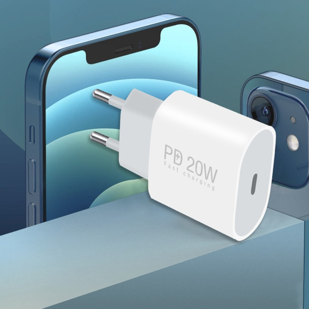 Мережевий зарядний пристрій WUW T79 PD20W Type-C to Type-C