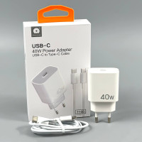 Мережевий зарядний пристрій WUW T108 PD40W Type-C to Type-C