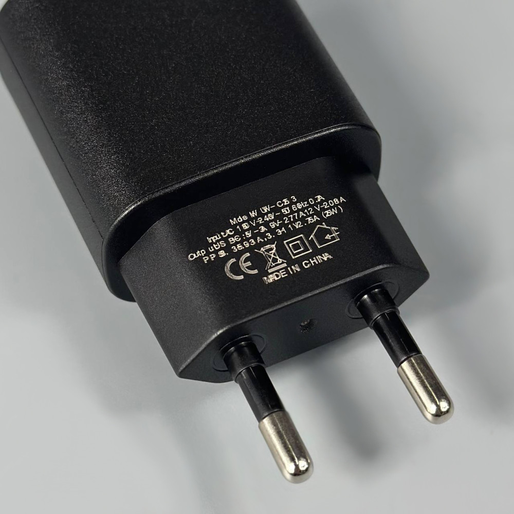 Мережевий зарядний пристрій WUW T113 PD25W Type-C to Type-C