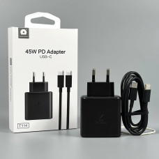 Мережевий зарядний пристрій WUW T114 PD45W Type-C to Type-C