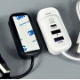 USB HUB WUW C245 USB to 2USB+Type-C 1m