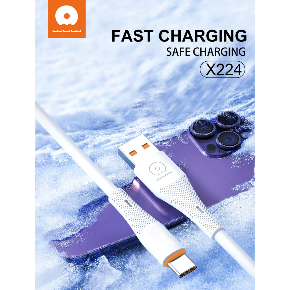 Data Cable WUW X224 Type-C 2.4A 1m