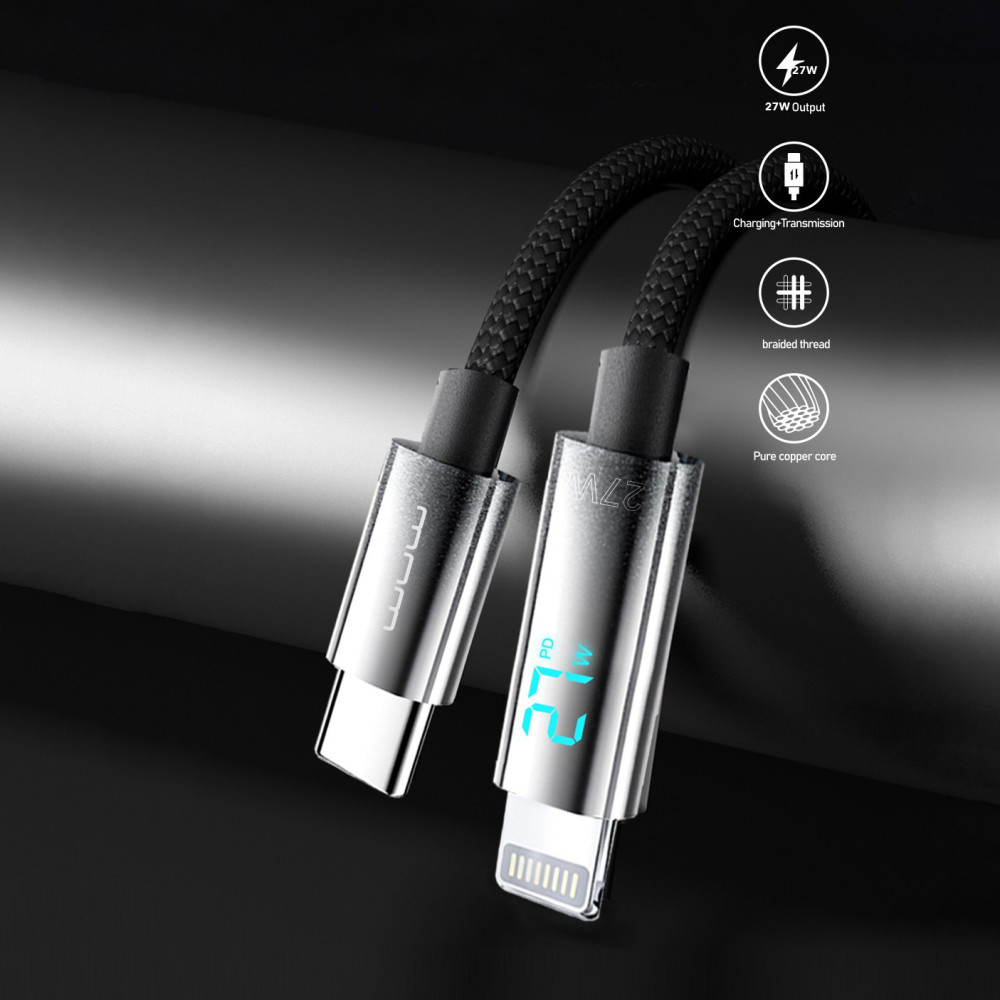 Data Cable WUW X215 Type-C to Lightning 27W 1m