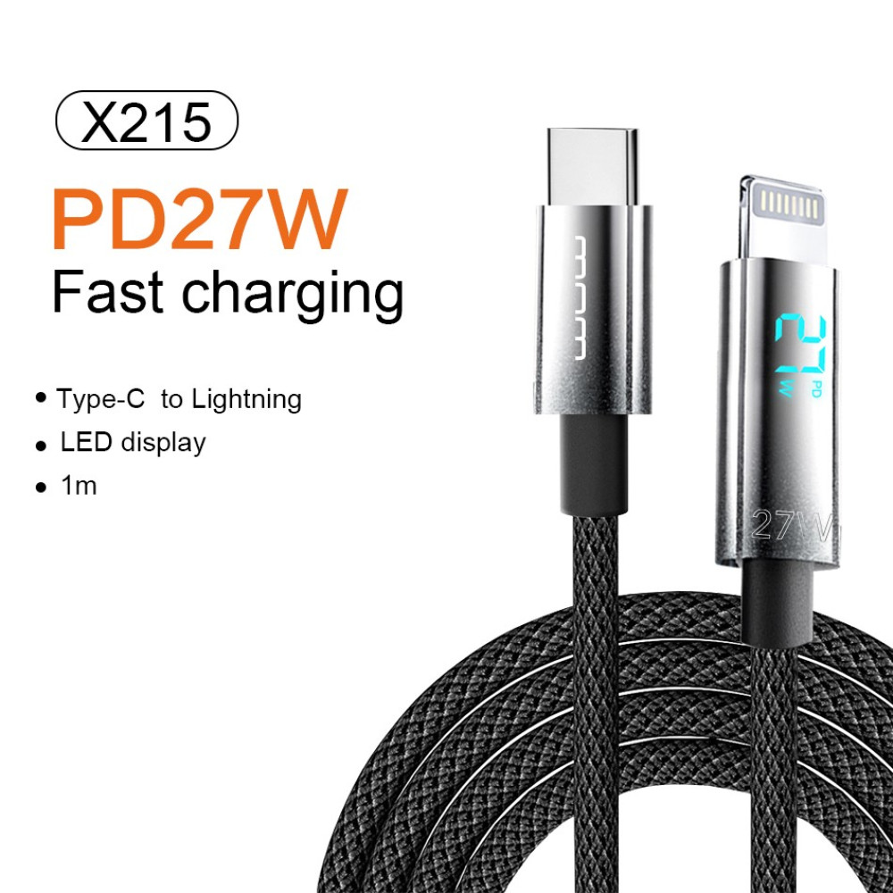 Data Cable WUW X215 Type-C to Lightning 27W 1m