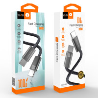 Data Cable WUW X216 Type-C to Type-C 100W 1.5m