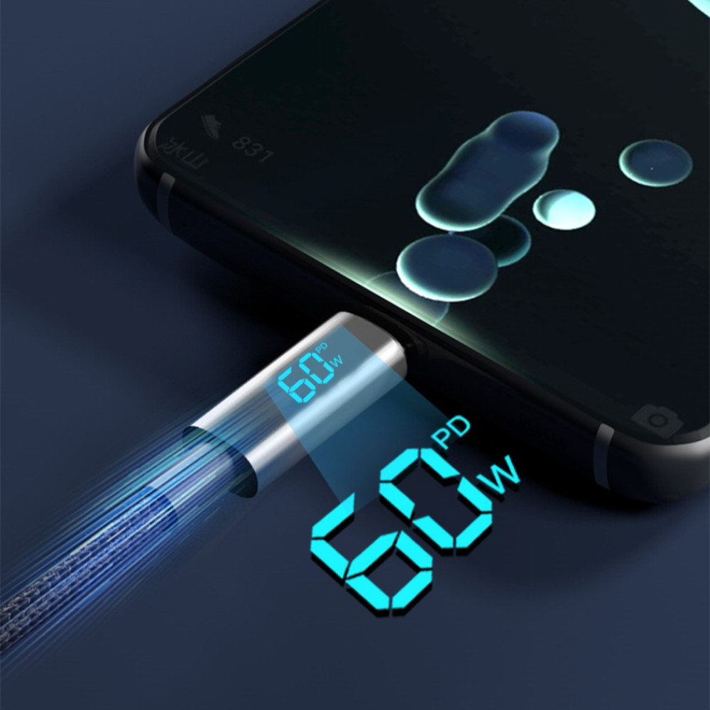 Data Cable WUW X214 Type-C to Type-C 60W 1m