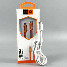 Data Cable WUW X241 Type-C to Type-C 60W