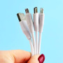 Data Cable WUW X172 3in1 Lightning +Micro +Type-C