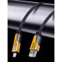 Data Cable WUW X207 4in1 Lighning+Type-C+Type-C to Lighning+Type-C to Type-C 65W 1m