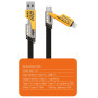 Data Cable WUW X207 4in1 Lighning+Type-C+Type-C to Lighning+Type-C to Type-C 65W 1m