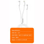 Data Cable WUW X223 2in1 Type-C+Type-C to Lightning 1.2m