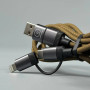Data Cable WUW X227 4in1 Lighning+Type-C to Type-C+USB 1.5m