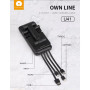 УМБ Power Bank WUW U41 10000mah Own Line 4 Output + Holder LED індикатор