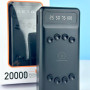 УМБ Power Bank WUW U44 20000mAh USB+Type-C з кабелем Lightning/Micro/Type-C+підставка