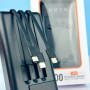 УМБ Power Bank WUW U44 20000mAh USB+Type-C з кабелем Lightning/Micro/Type-C+підставка