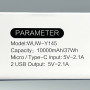 УМБ Power Bank WUW Y145 10000mAh 2.1A з ліхтарем