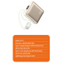 УМБ Power Bank WUW Y157 10000mAh PD22.5W (with cable Type-C+Lightning)