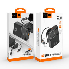 УМБ Power Bank WUW Y159 20000mAh PD20W+22.5W (with cable Type-C+Lightning)