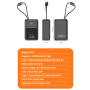 УМБ Power Bank WUW Y160 30000mAh PD20W+22.5W (with cable Type-C+Lightning)