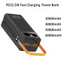 УМБ Power Bank WUW TUGII Y103 30000mAh PD22.5W+QC3.0 (with cable Lightning+Micro+Type-C+USB)